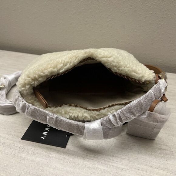 DKNY Women’s The Optimist Small Sherpa Bag Crossbody Purse - Picture 9 of 11